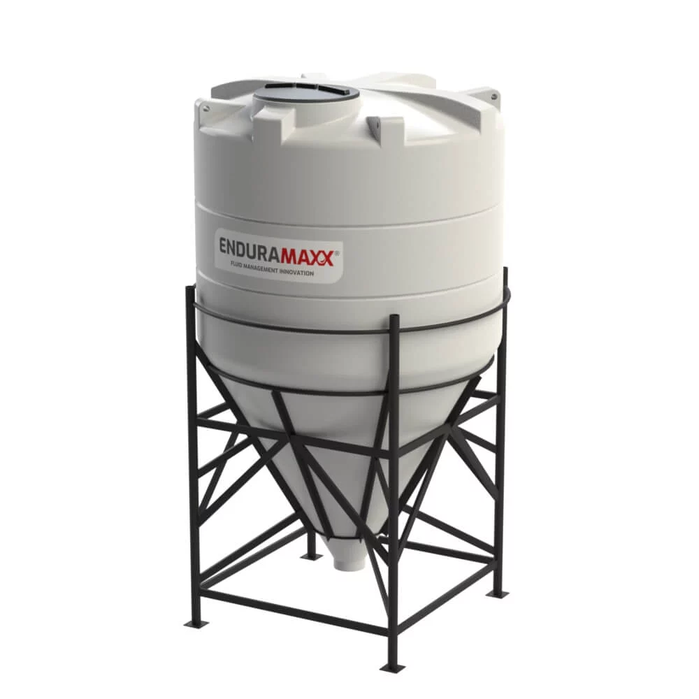 1752126002-F-6000-Litre-Cone-Tank-With-Frame-Natural