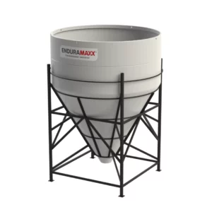 10000 Litre Open Top Cone Tank - 60 degree Cone