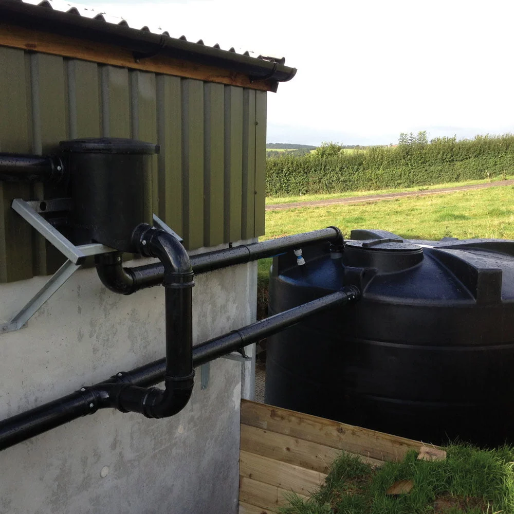 Rainwater Harvesting Kit B installed