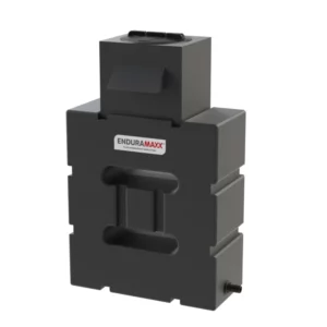 500 Litre Upright Baffled Break Tank with Turret with AB air gap weir for up to 25mm inlet