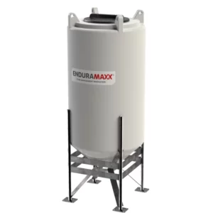 1752004502-F 200 Litre Cone Tank With Frame - Natural