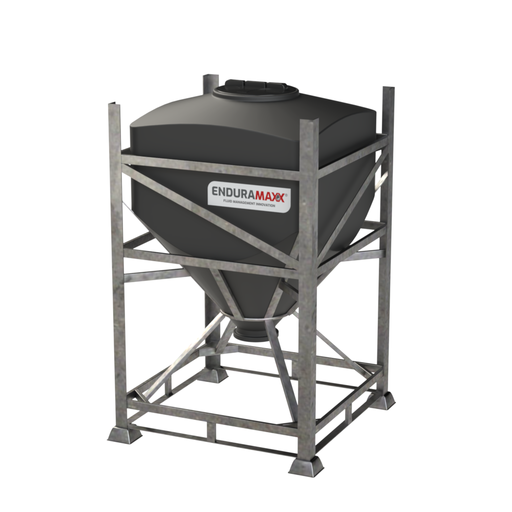 1,000L IBC Silo Solids Tank